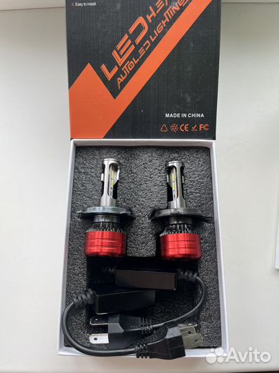 Светодиодные Led лампы h4 headlight