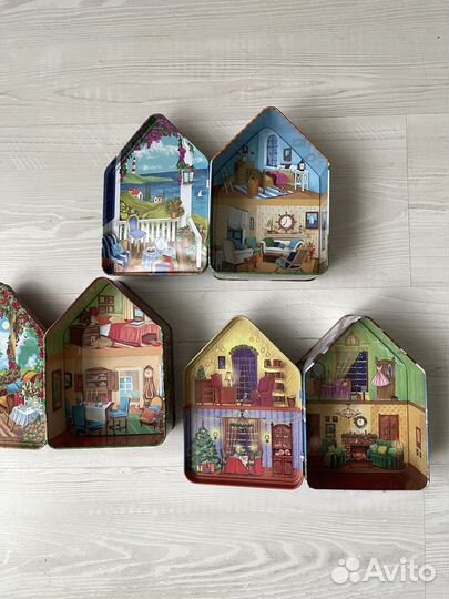 Банки из под чая Hilltop Домик