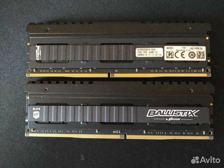 Ddr4 16 gb Crucial Ballistix elite