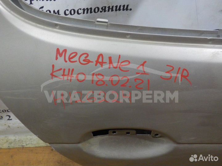 Дверь задняя Renault Megane