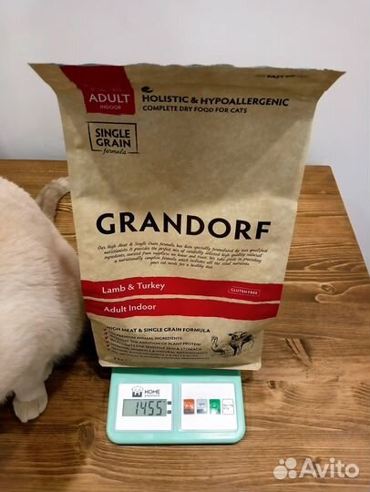 Сухой корм для кошек Grandorf, ягненок с индейкой