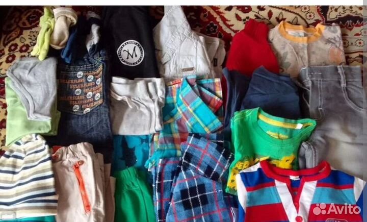 Детские вещи пакетом на мальчика 86 92