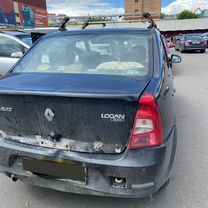 Renault Logan 1.6 MT, 2010, битый, 365 000 км