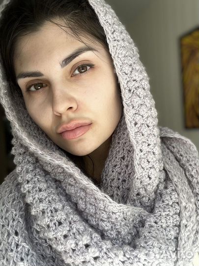 Вязаный снут ручной работы