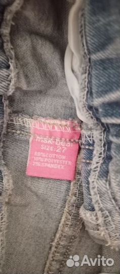 Джинсы для девочки размер 27