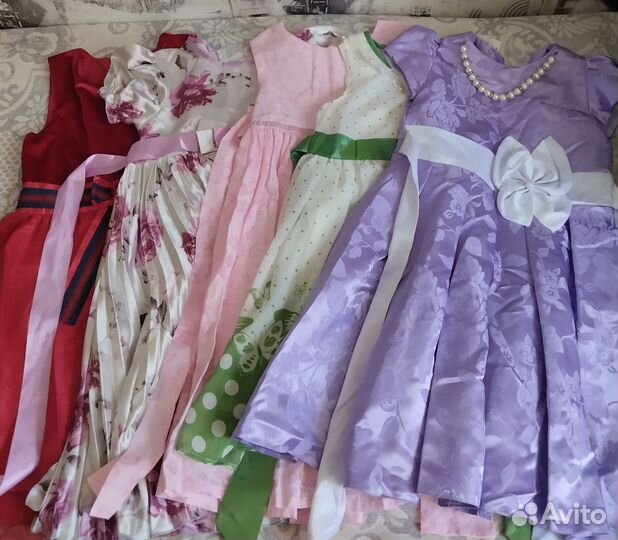 Большой пакет одежды для девочки 122