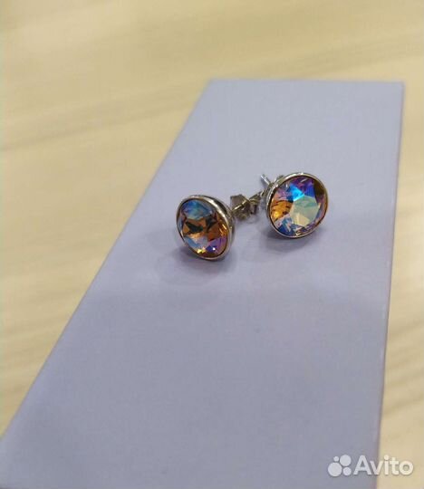 Серьги со swarovski