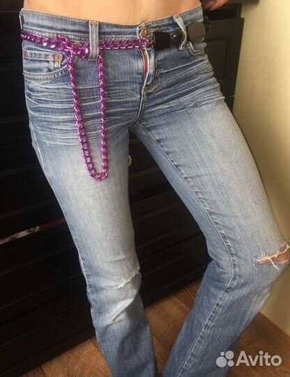 Фиолетово-черный ремень