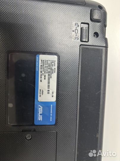 Ноутбук asus бу x53u