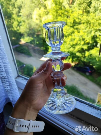 Подсвечник хрустальный СССР