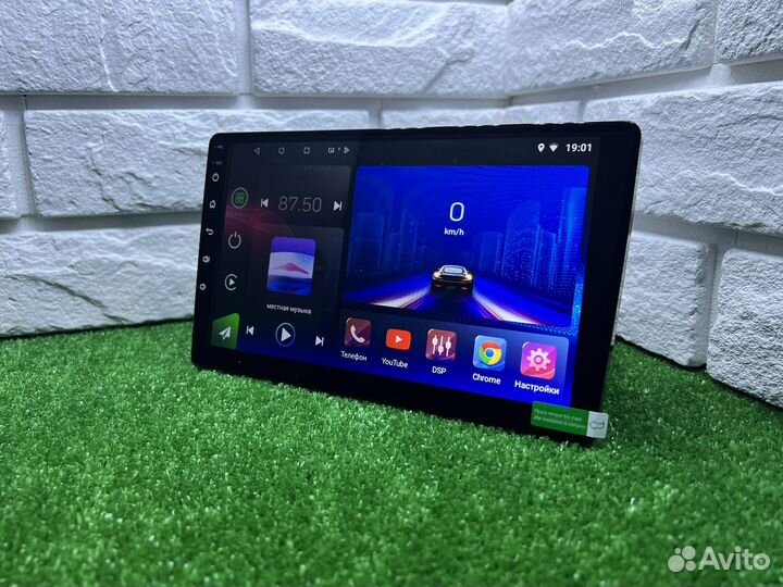 Магнитола Anroid 1DIN 2/32gb 9 дюймов