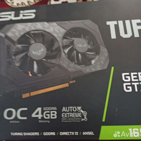 Видеокарта Asus GeForce gtx 1650 4gb