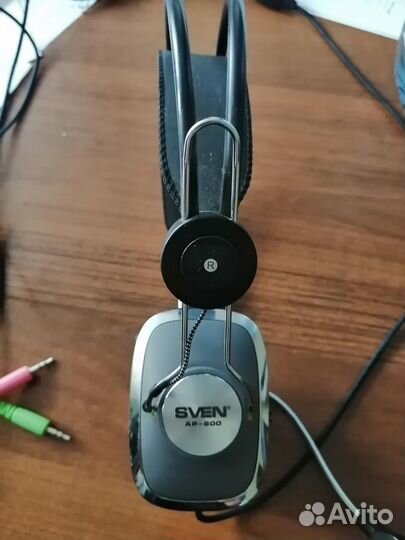 Наушники с микрофоном проводные Sven AP-600