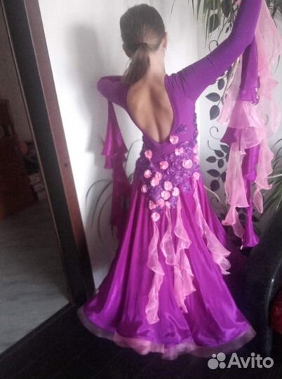 Платье для бальных танцев Ю1 Торг