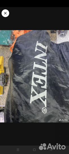 Надувной матрас с насосом бу