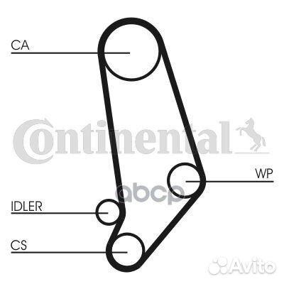 CT660 ремень грм 120x180 VW Passat, Audi 90/10