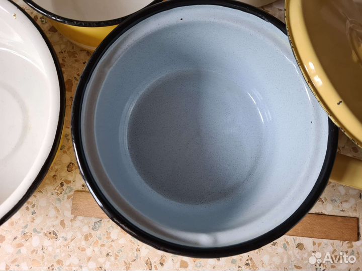 Эмалированная посуда СССР новая и б/у
