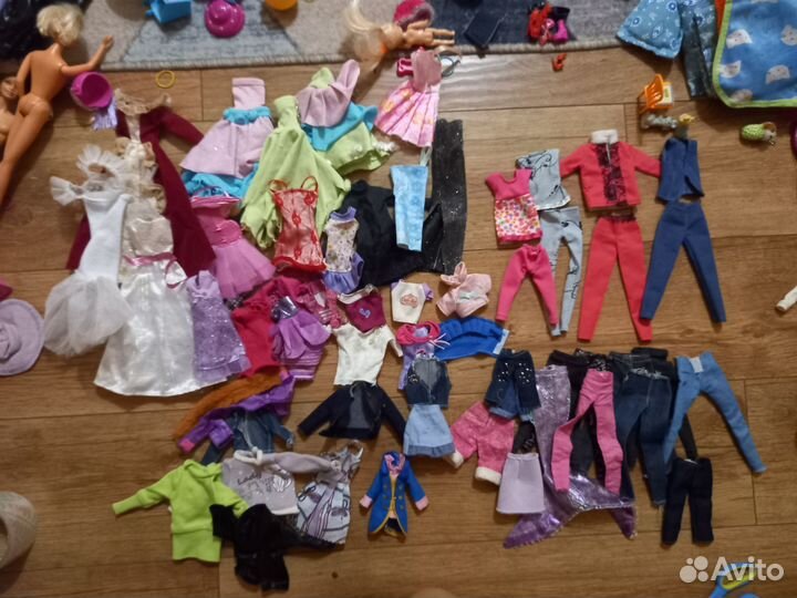 Одежда для кукол барби пакетом
