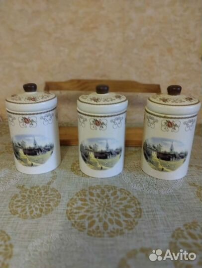 Набор банок для сыпучих продуктов,сладостей,чая,ко