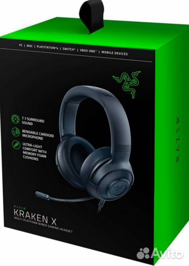 Беспроводные наушники Razer kraken x