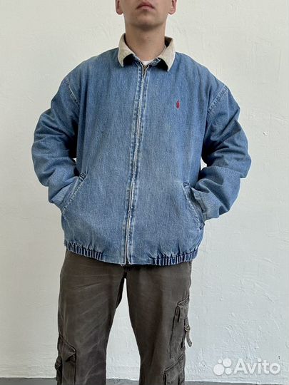 Ralph Lauren Distressed Denim Jacket Carhartt