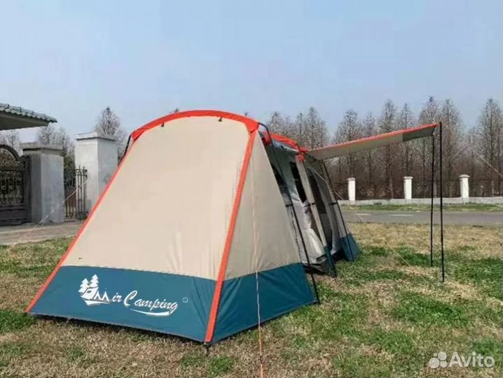 Палатка 4 местная с большим тамбуром ART-019