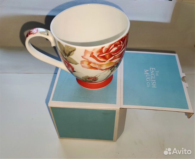Кружка (Англия) фарфор “Роза” 0,4 л