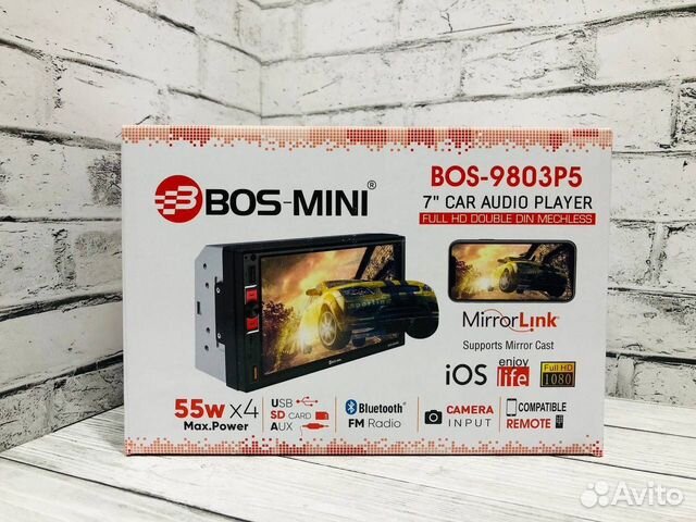 Цифровая магнитола на android BOS-mini:9803 2 din