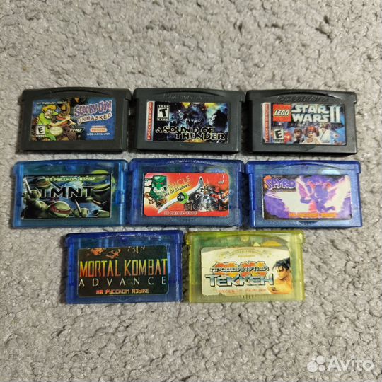 Game boy advance sp + картриджи