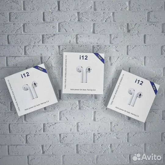 Беспроводные наушники i12 tws