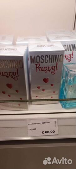 Духи женские moschino funny. Duty free
