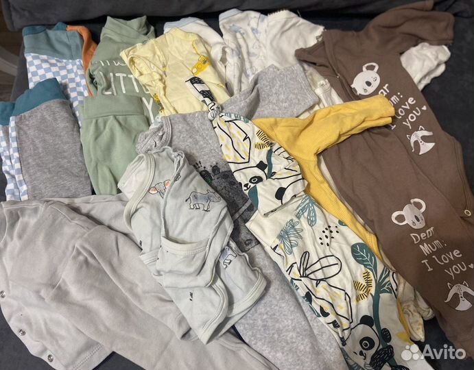 Детские вещи пакетом р. 56-68
