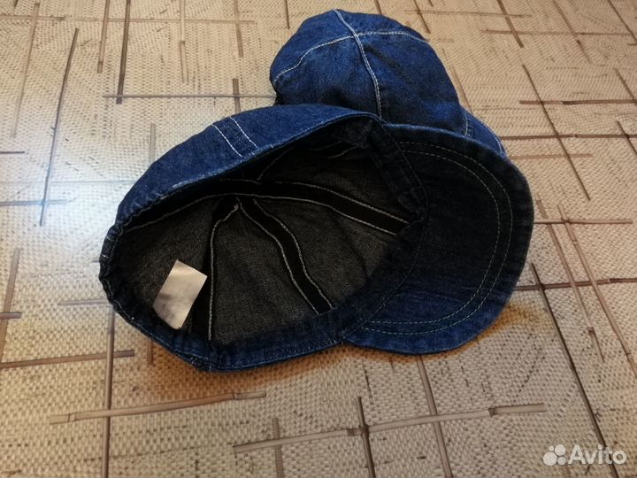 Бейсболки джинсовые обхват головы 43см и 50,5см