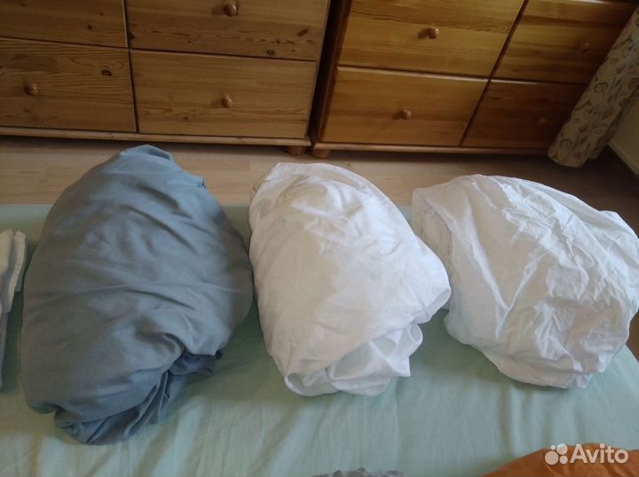 Простыни Икея натяжные на резинке 90/140/160/180