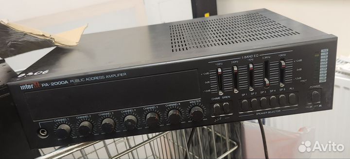 Трансляционный пульт усилитель inter-m pa-2000a