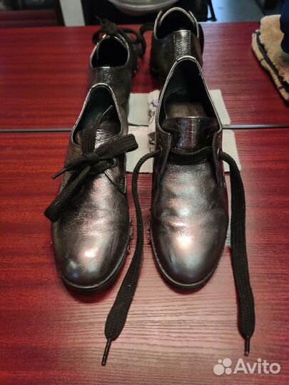 Ботинки женские 37 размер натуральная кожа