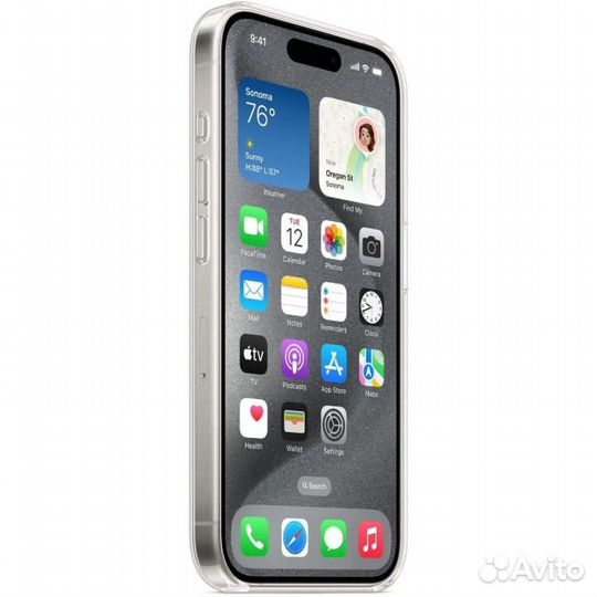 Чехол-накладка iPhone 15 Pro Silicone Clear