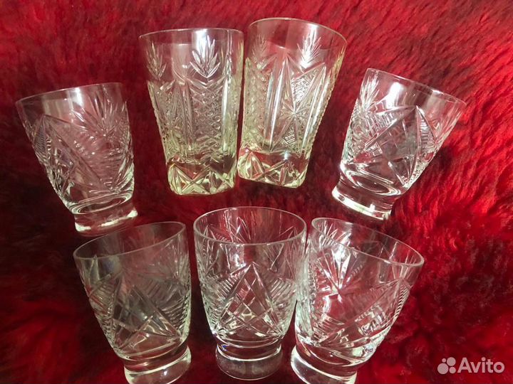 Рюмка бокалы хрустальные