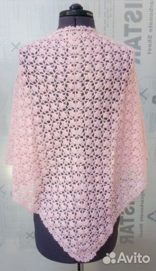 Платок шаль ручная работа