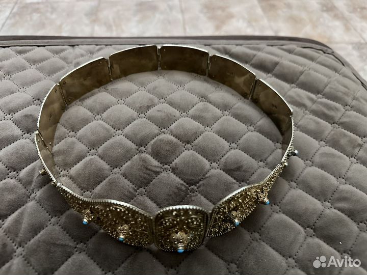 Старинный Чеченский женский серебрянный пояс