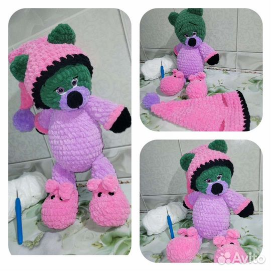 Плюшевые мягкие игрушки ручной работы