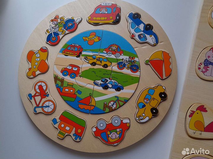 Пазлы деревянные