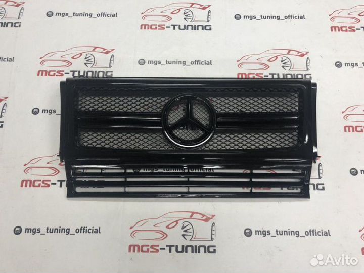 Решетка на Mercedes Benz Гелик w463 G63 all black
