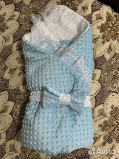 Конверт на выписку для мальчика зимний