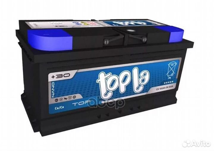 Аккумулятор topla Top 100 А/ч обратная R+ 60044