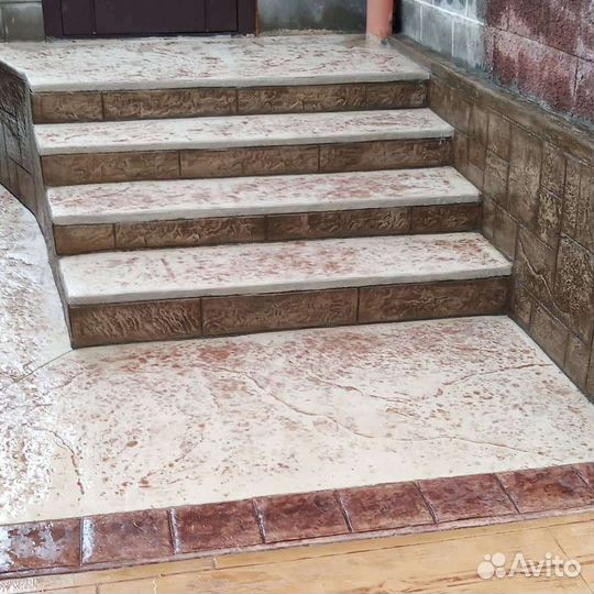 Штампы печатный бетон