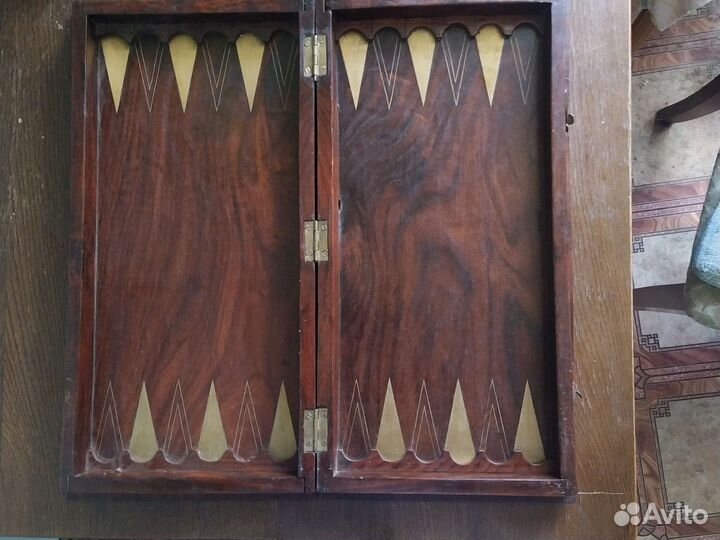 Шахматы нарды шашки 3 в 1 ручной работы