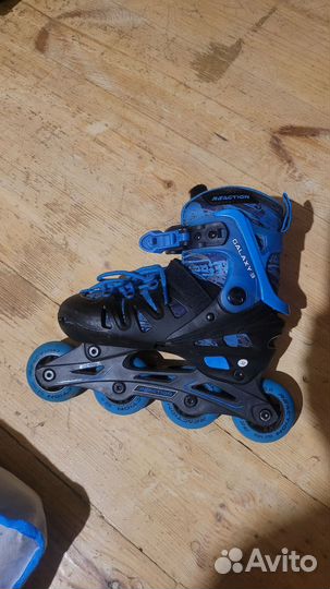 Коньки роликовые 32-35 re action galaxy 3