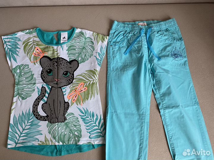 Детские вещи пакетом для девочек 128