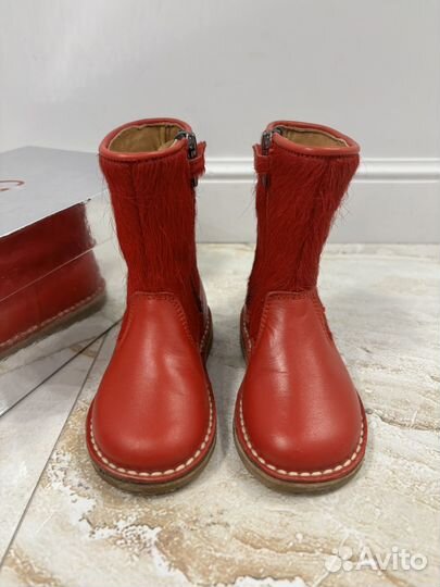 22 Eli Сапоги красные для девчоки демисезонные